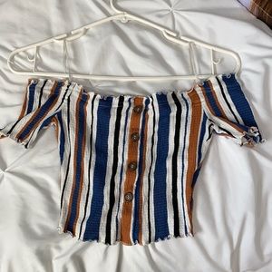 Super cute off the shoulder top